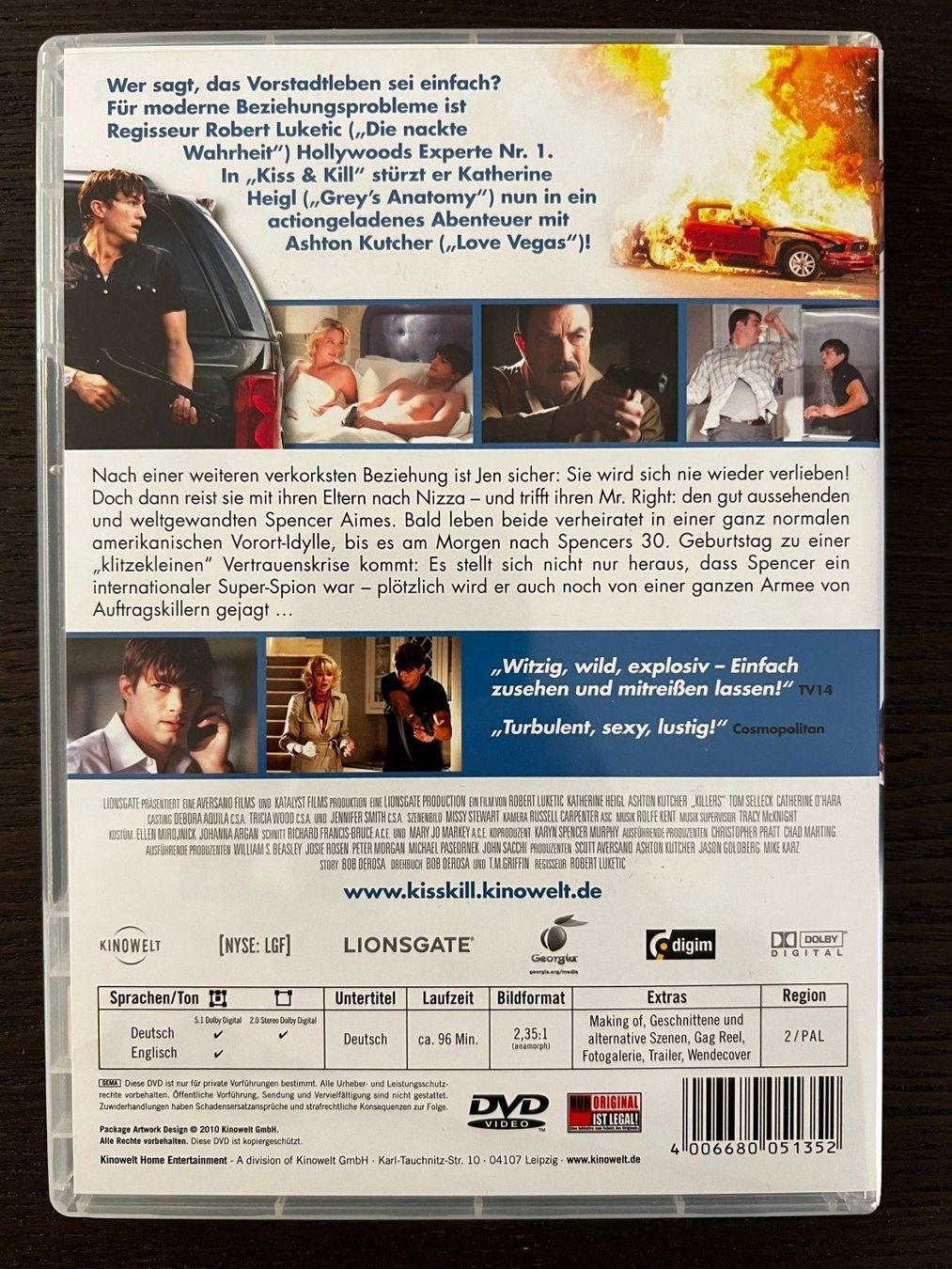 Tutti i DVDs: Kiss & Kill – Usato da Zürich venduto da FilmFreunde 1
