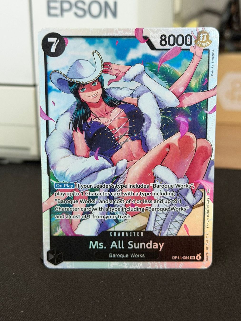 Bandai Carte collezionabili: Ms. All Sunday OP14-084 SR – Nuovo (secondo la descrizione) da Brittnau venduto da TCGBratans