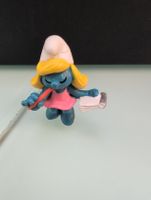 Figurine Schtroumpfette Vintage Avec Carnet