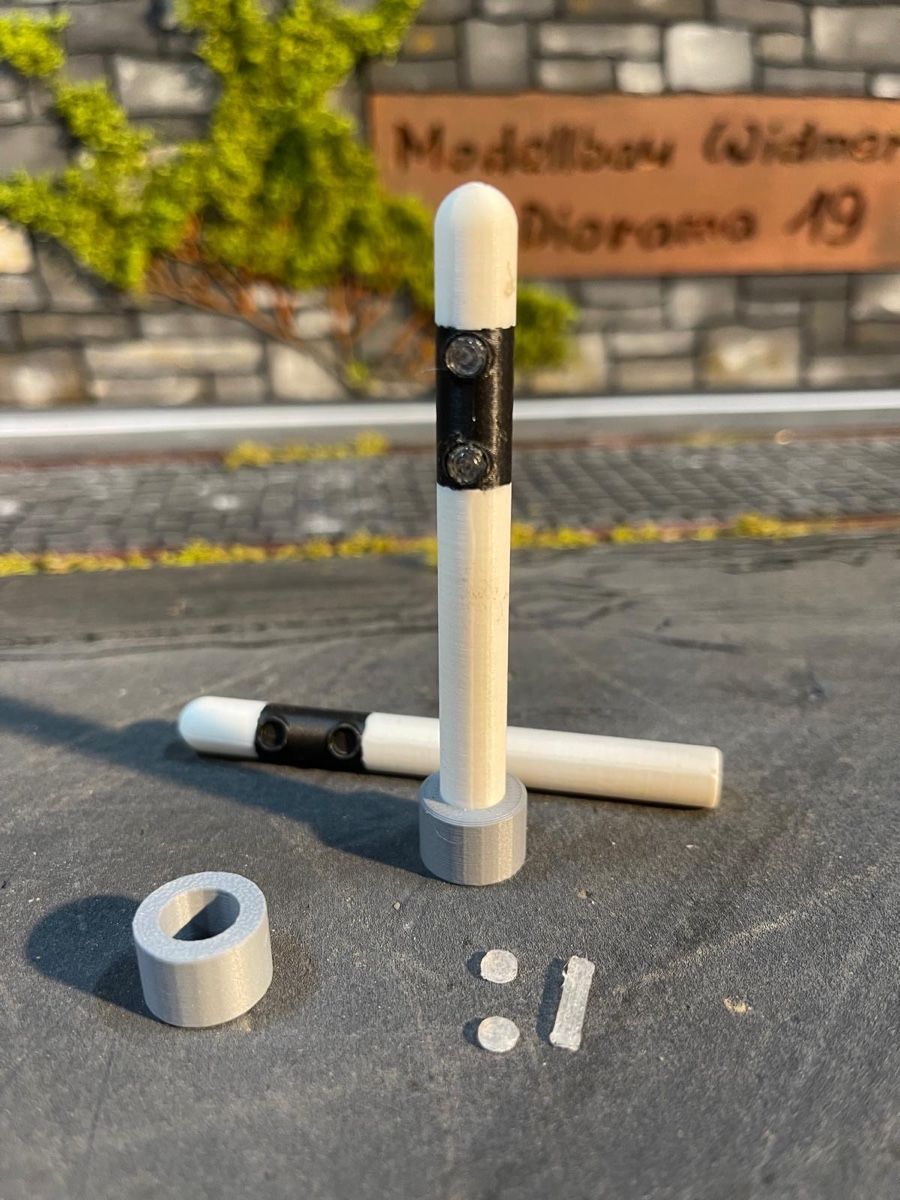 Modellismo RC: Strassen Pfosten 1:14 – Nuovo e nell'imballaggio originale da Altdorf UR venduto da modellbau-widmer 5