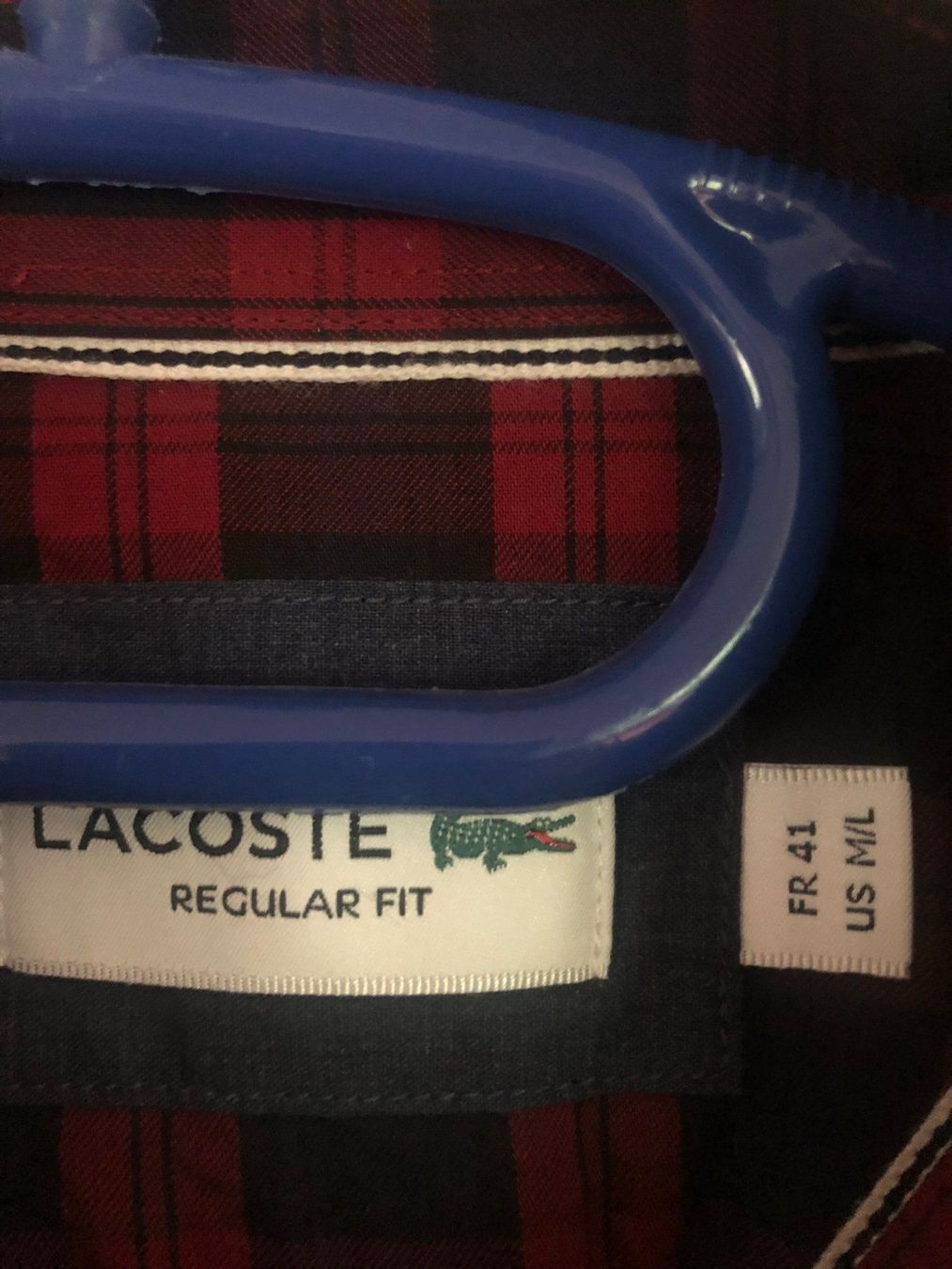 Lacoste Camicie: Lacoste Hemd karriert - L – Usato da Winkel venduto da Studi66 1