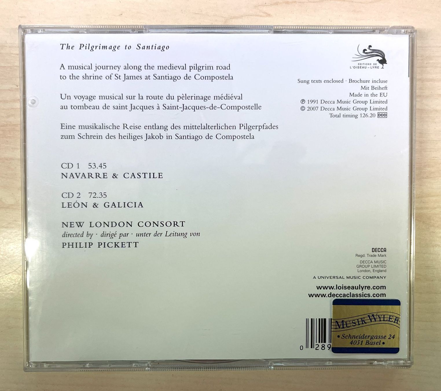 CD: The Pilgrimage to Santiago CD – Usato da Oftringen venduto da Vucki 1