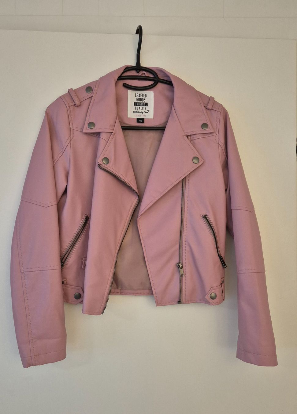 Giacche & Cappotti: Kunstleder Jacke altrose Gr.152 – Usato da Unteriberg venduto da Foxcross