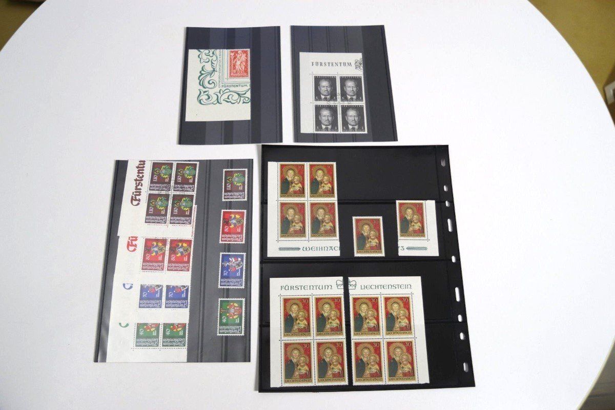 Alle Briefmarken: Kleines Lichtenstrein- Marken Konvolut – Gebraucht aus Zug von Kunst-Fundgrube