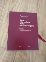 Cartier Salon International Haute Horlogerie 2012 brochure