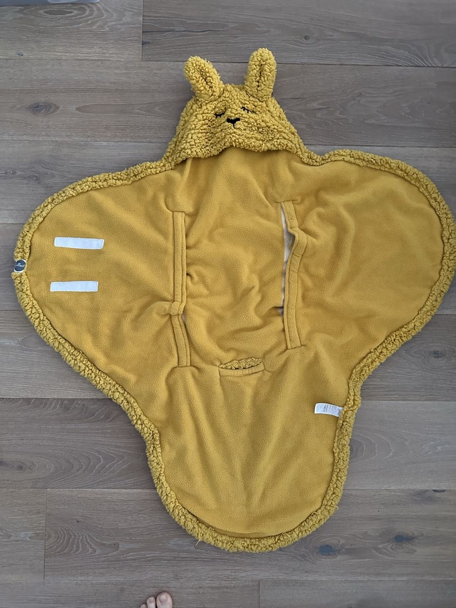 Sacchi a pelo: Jollein Fusssack Teddy Hasenohren, Ocker – Usato da Wald ZH venduto da jan_c2wv