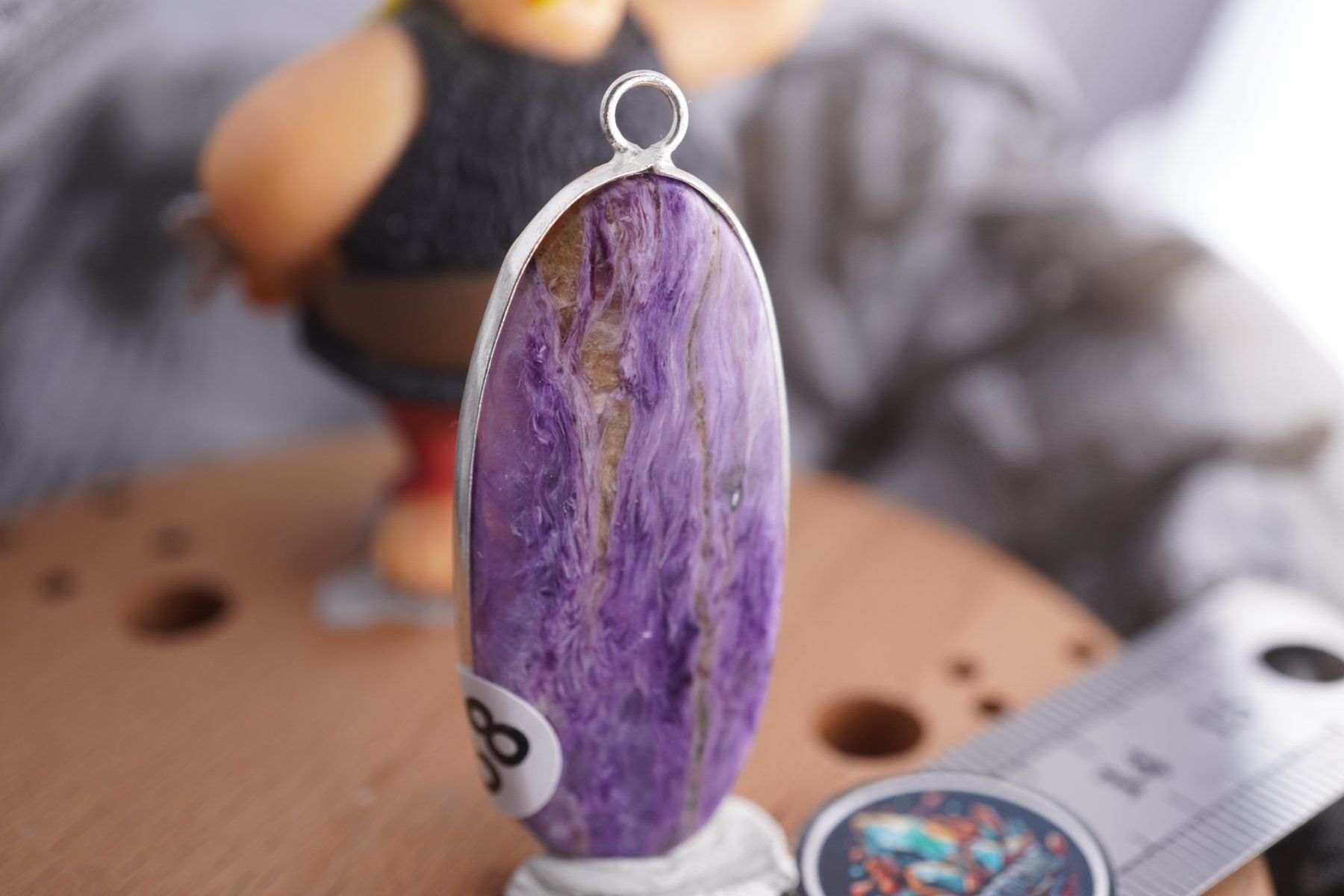 Mineralien & Heilsteine: Charoit      Anhänger   wow     Ab 1.-(1) – Neu und originalverpackt aus Eschenbach SG von topstone 3