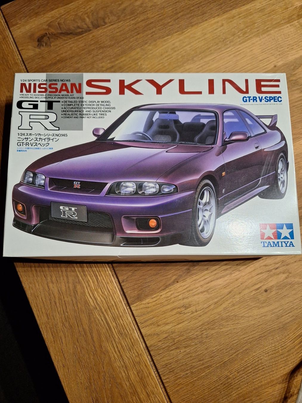 Kit di costruzioni: Tamiya Bausatz 1:24 Skyline GTR V-Spec – Nuovo e nell'imballaggio originale da Adlikon venduto da Mmartin0