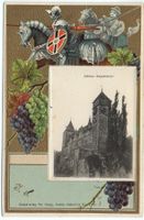 RAPPERSWIL Präge-AK Weintrauben - Ritter - Schloss