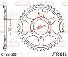 Suzuki GS650-700, GSF1200 Jg. 81-05 Kettenkranz Neu