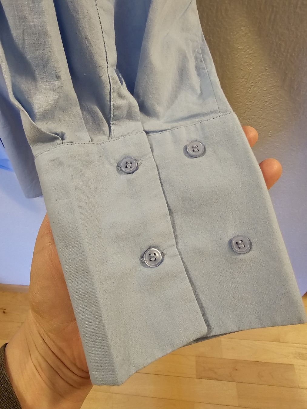 Vero Moda Camicette: Vero Moda Oversize Hemd Hellblau, Gr. L – Usato da Bern venduto da Oscarella 3