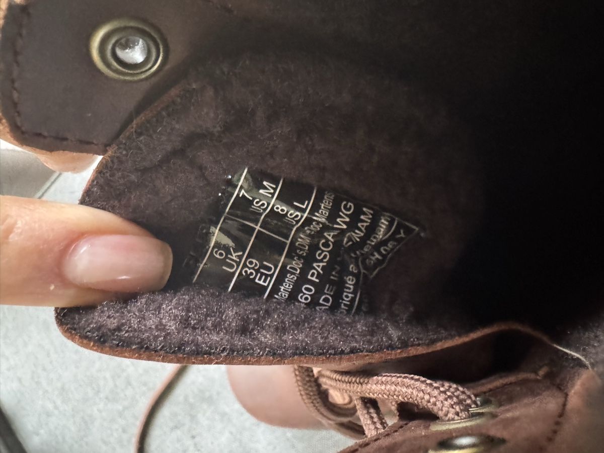 Dr. Martens Damenschuhe: Dr.Martens Boots Leder Braun – Neu (gemäss Beschreibung) aus Fällanden von Caramel7 7