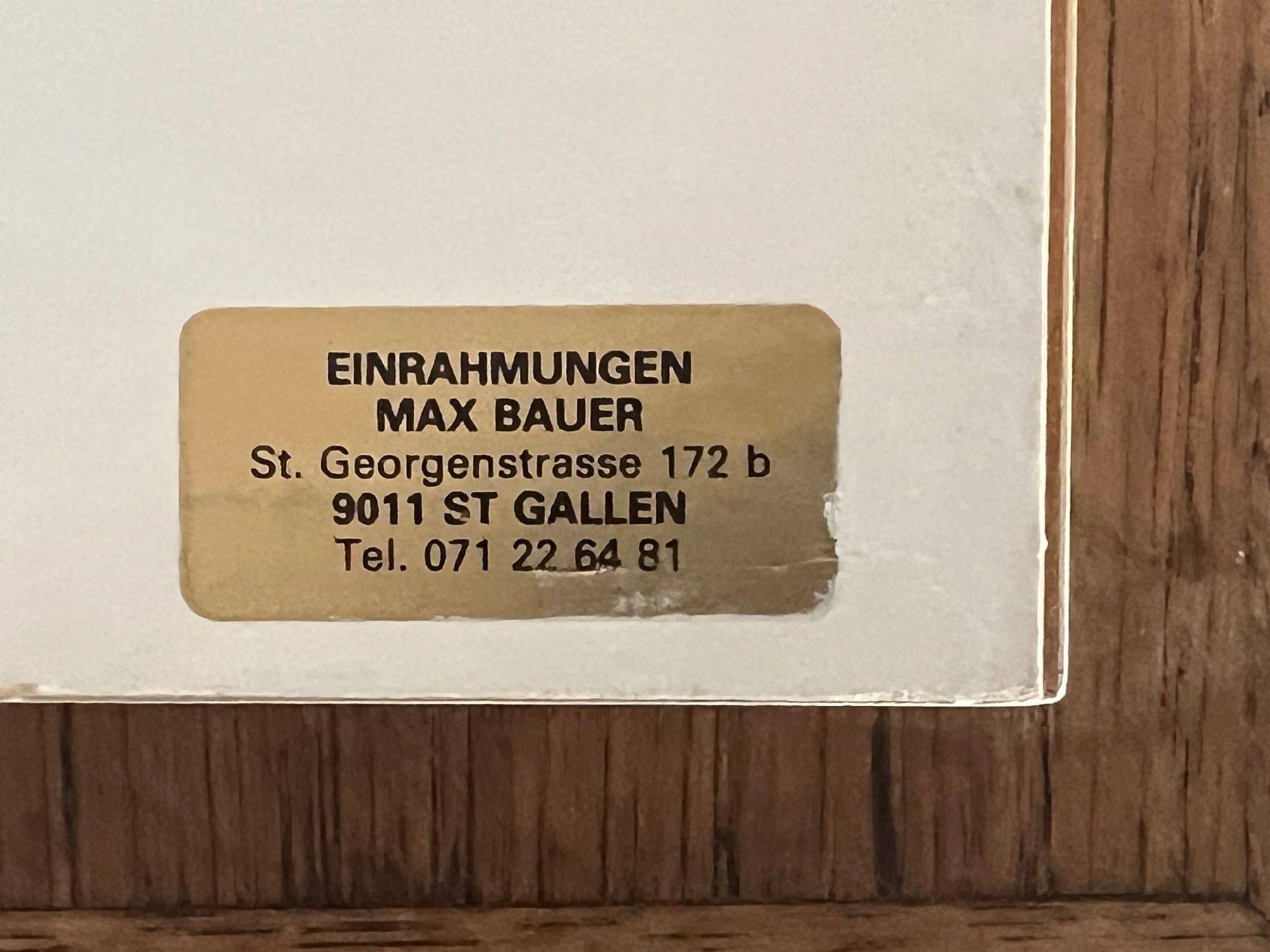 Dipinti: Hans Krüsi Originalgemälde – Usato da Solothurn venduto da Spektrum007 3