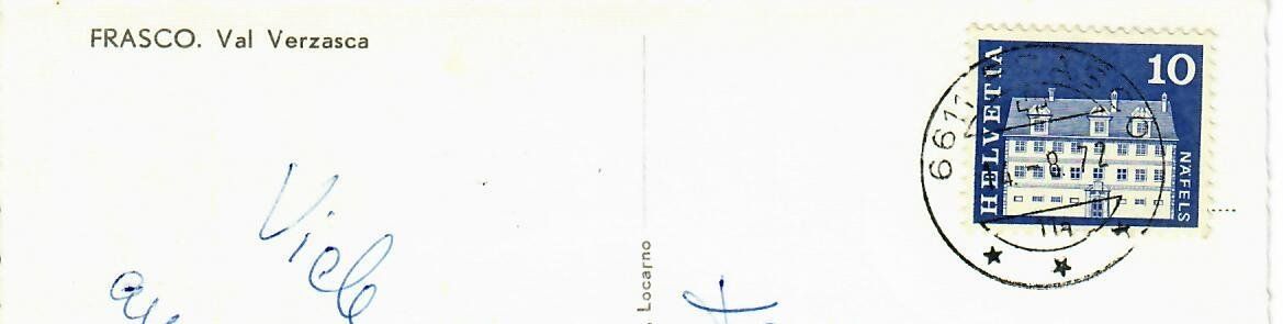 Cartoline postali: Frasco Val Verzasca – Usato da Hochdorf venduto da Ziegel-16 1
