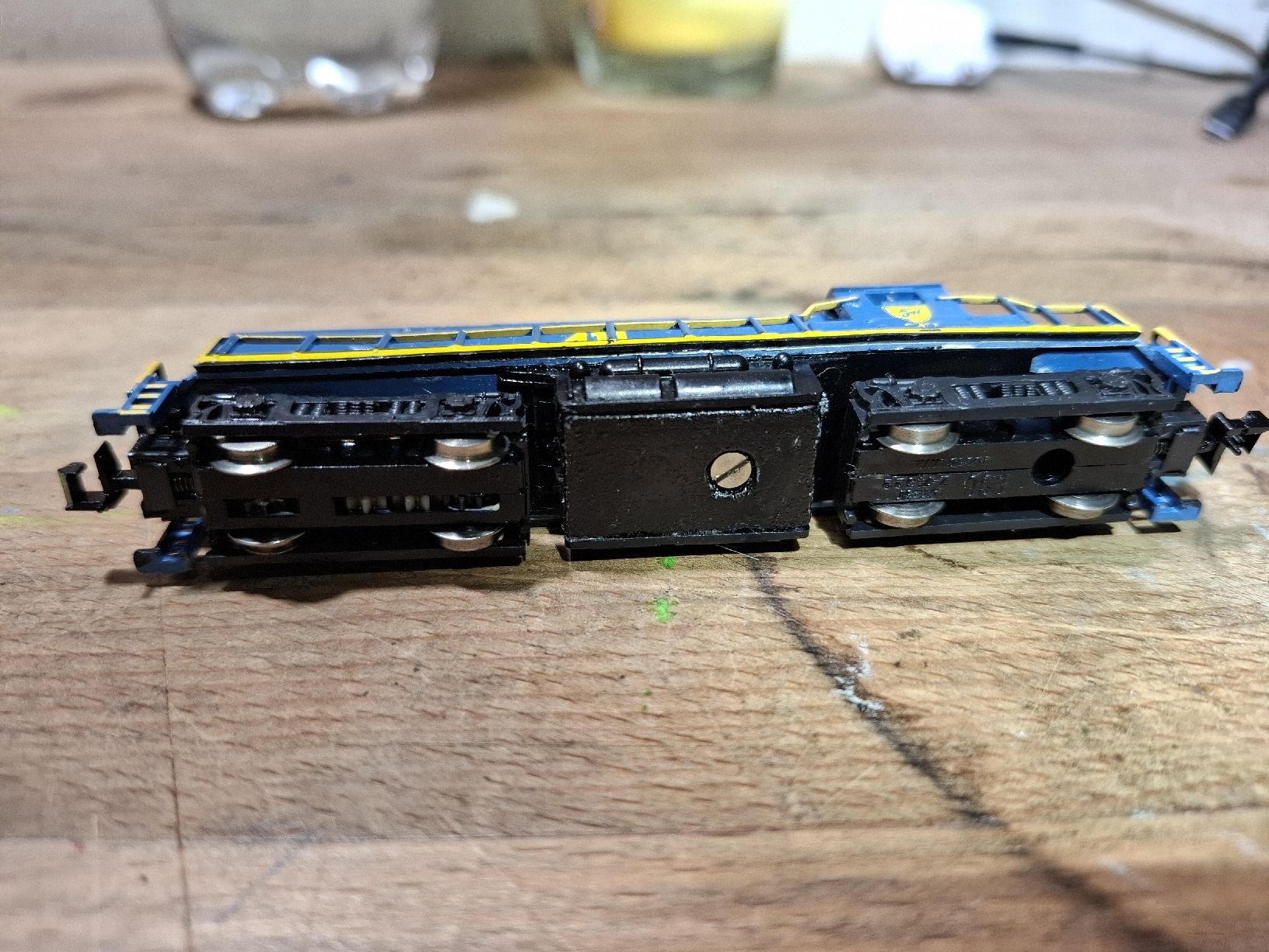 Modelleisenbahnen: Spur N Diesellok Delaware&Hudson – Defekt aus Flaach von maniv6 2