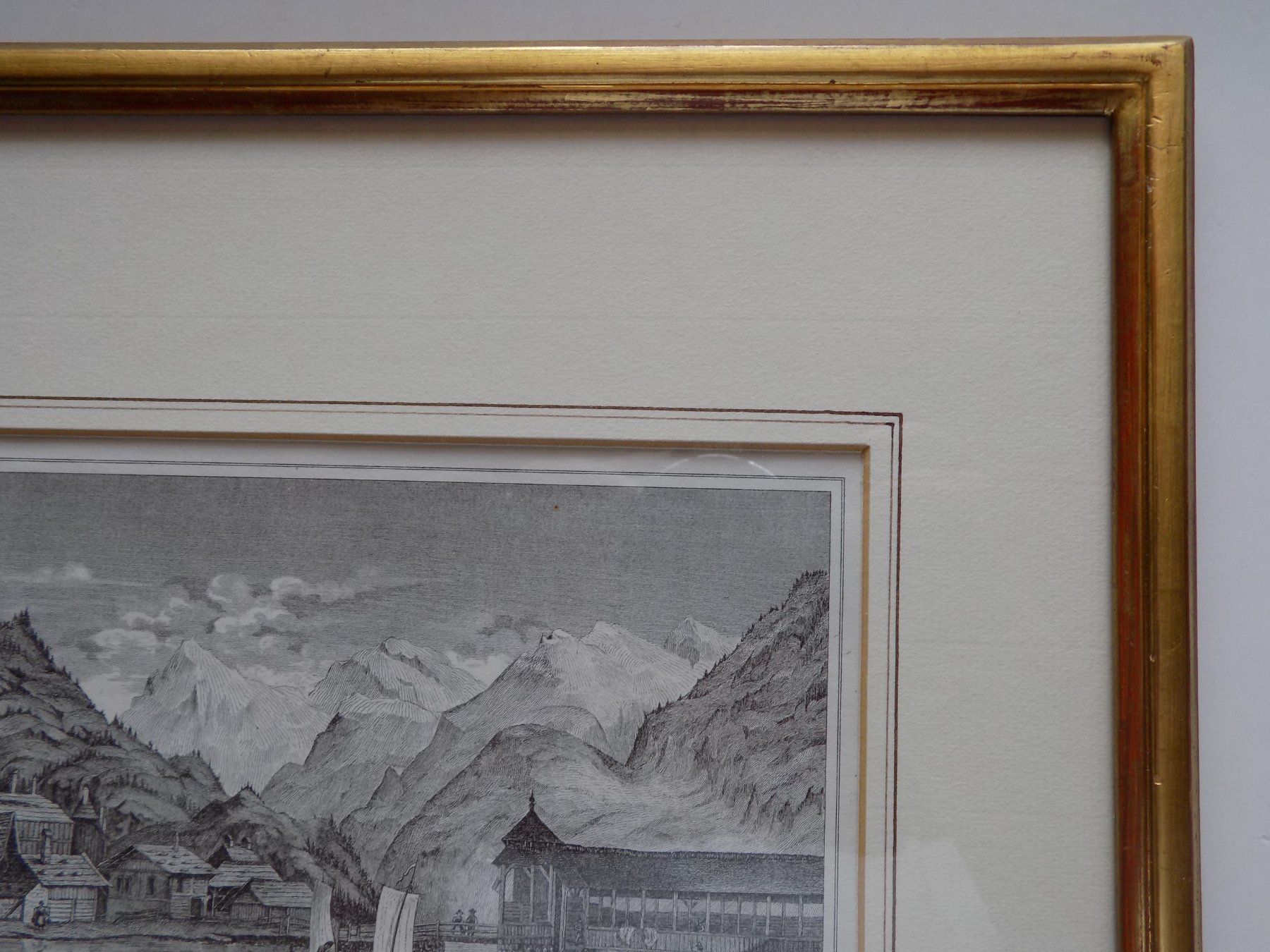 Gravures: Interlaken Goldrahmen – D'occasion à Risch par Rischli15 6