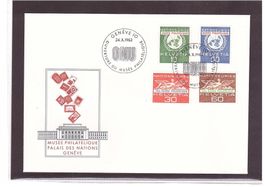 1962  ONU   FDC Genfer Aemter
