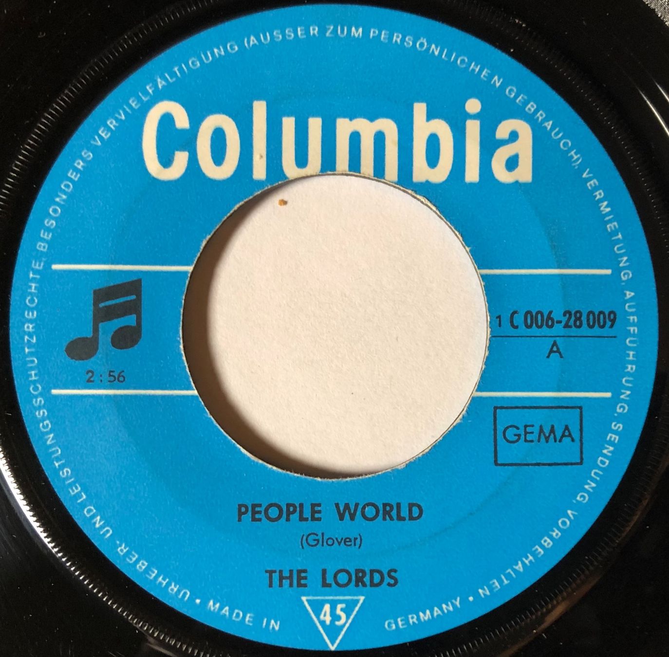Dischi in vinile: THE LORDS - PEOPLE WORLD – Usato da Poliez-Pittet venduto da Newtown-Records 2