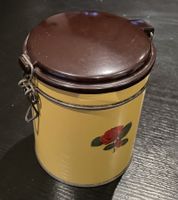 Dose Vorratsdose rund beige braun rar selten Sammler Deko