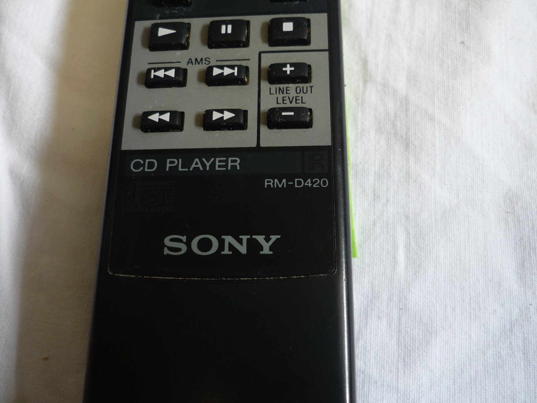 Sony Telecomandi: Sony Audio System CD Player Fernbedienung - RM D420 – Usato da Beringen venduto da Flatretriever
