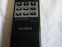 Sony Audio System CD Player Fernbedienung - RM D420
