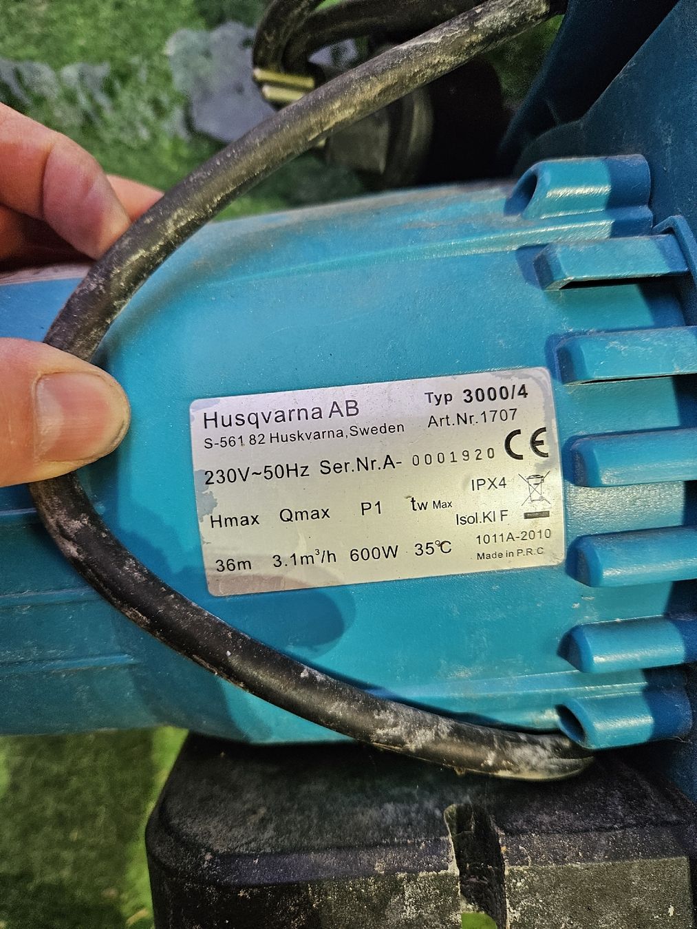 Gardena Pompe & Parti di ricambio: Gartenpumpe Gardena Typ 3000/4 gebraucht 600W – Usato da Winterthur venduto da Dachs28 2