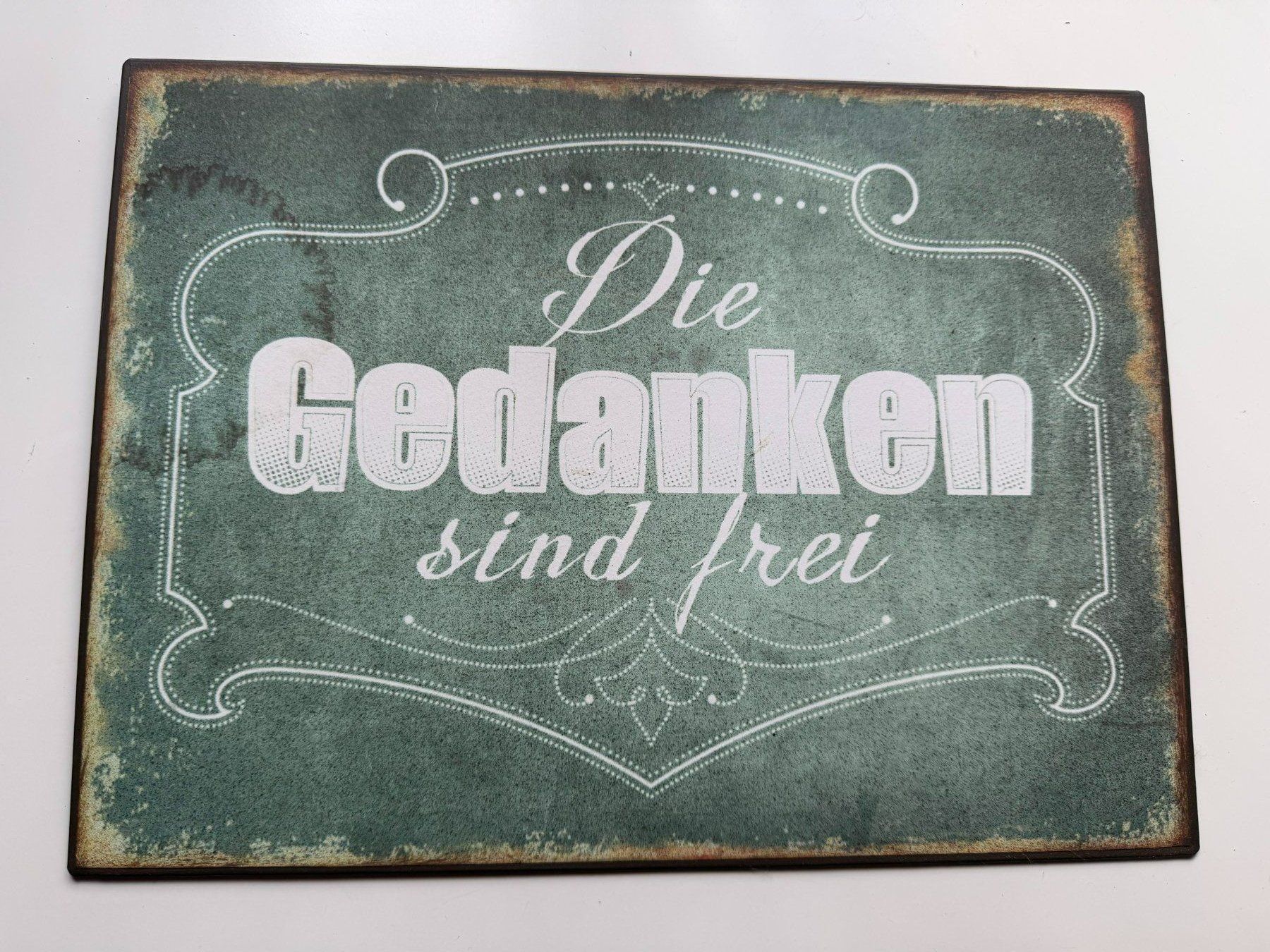 Schilder: DEKOSCHILD BLECHSCHILD – Gebraucht aus Meienried von ManuelaBoutique 3