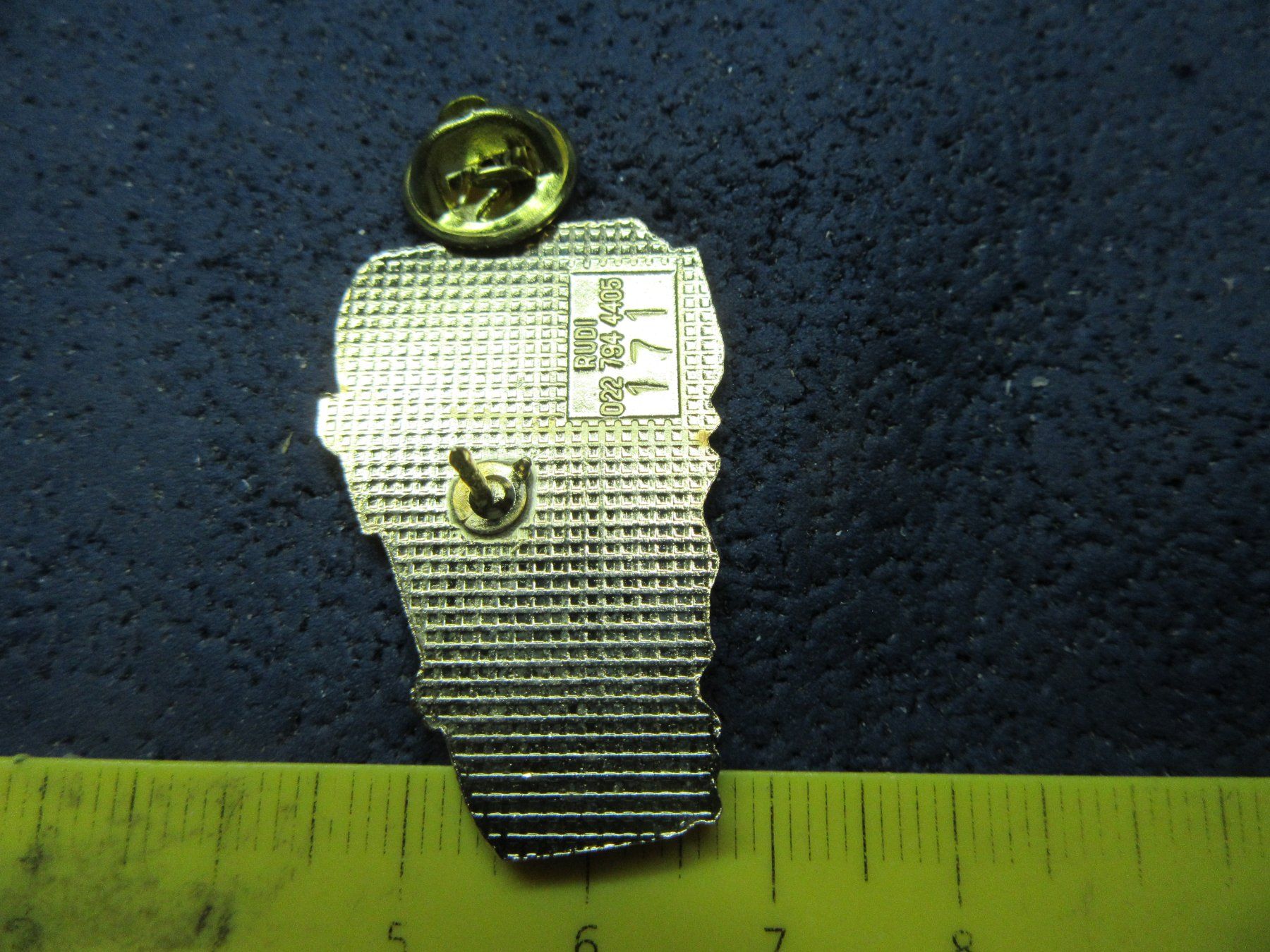 Swiss Placchette & Badge: BAHN SCHWEIZ PIN ENAMEL GOLDIG GROSS – Usato da Ettingen venduto da Hausi4711 1