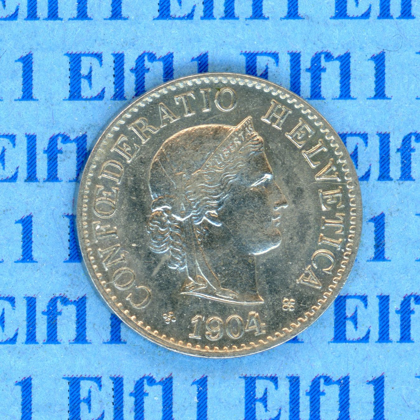 Tutti le monete: CHF___0.05 1904 stgl 5 Rappen – Nuovo (secondo la descrizione) da Widnau venduto da Elf11