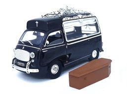 1962 Fiat 600 Multipla Corbillard 1/18 La Mini Miniera 74350