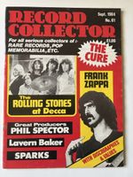 Record Collector September 1984 No 61 Stones Zappa Cure