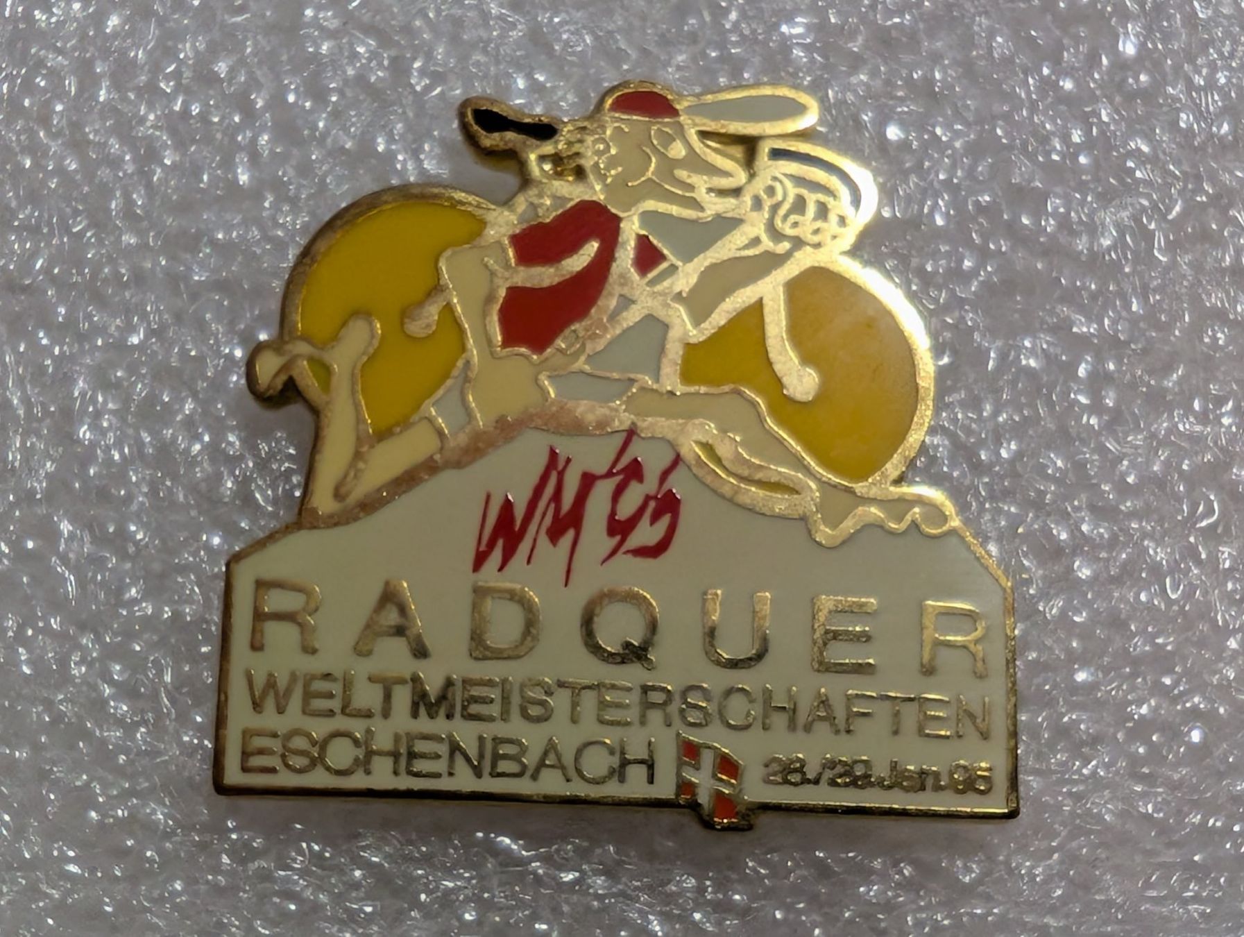 Placchette & Badge: Ansteckpin 264: Radquer Meisterschaft – Usato da Oppligen venduto da Pin-Fall-Shop