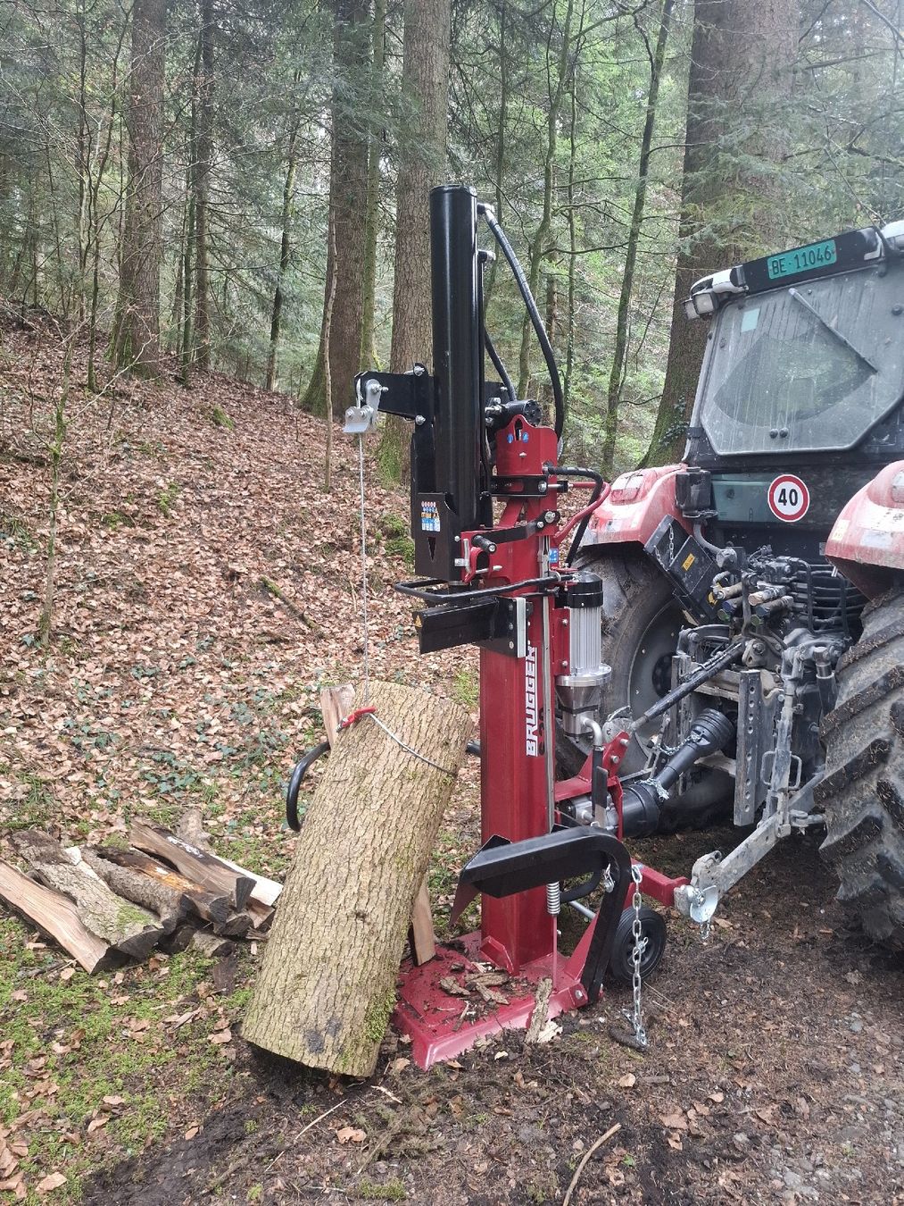 Tutte le macchine: Spaltmaschine mit Seilwinge – Usato da Ortschwaben venduto da Hof.Bern 3
