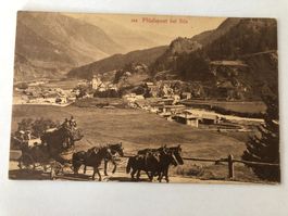 Flüelapost bei Süs 1918 - Postkutsche