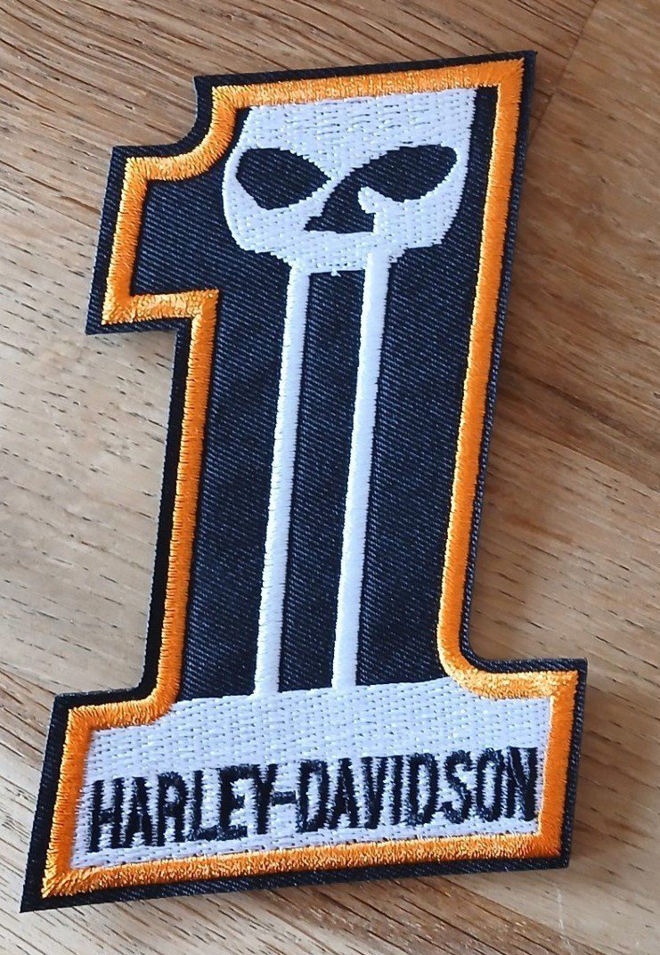 Harley-Davidson Patches: Écusson Harley-Davidson Numéro Un J175 – Neu und originalverpackt aus Allens von MADE.IN.ROCK.N.ROLL 1