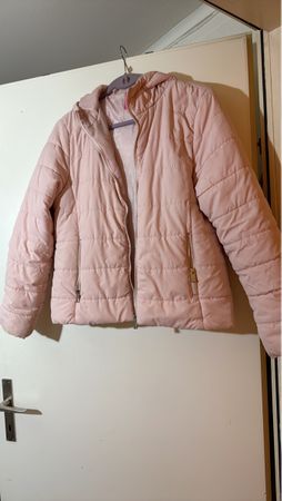 Stylische Übergangsjacke in Rosa, Gr. XL
