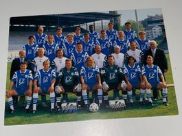 Mannschaftskarte FC Luzern FCL Saison 1996/97 – Rarität