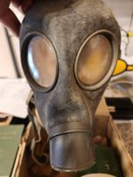 Gasmaske mit Filter N.V. Electro Amsterdam Jahrgang 1939