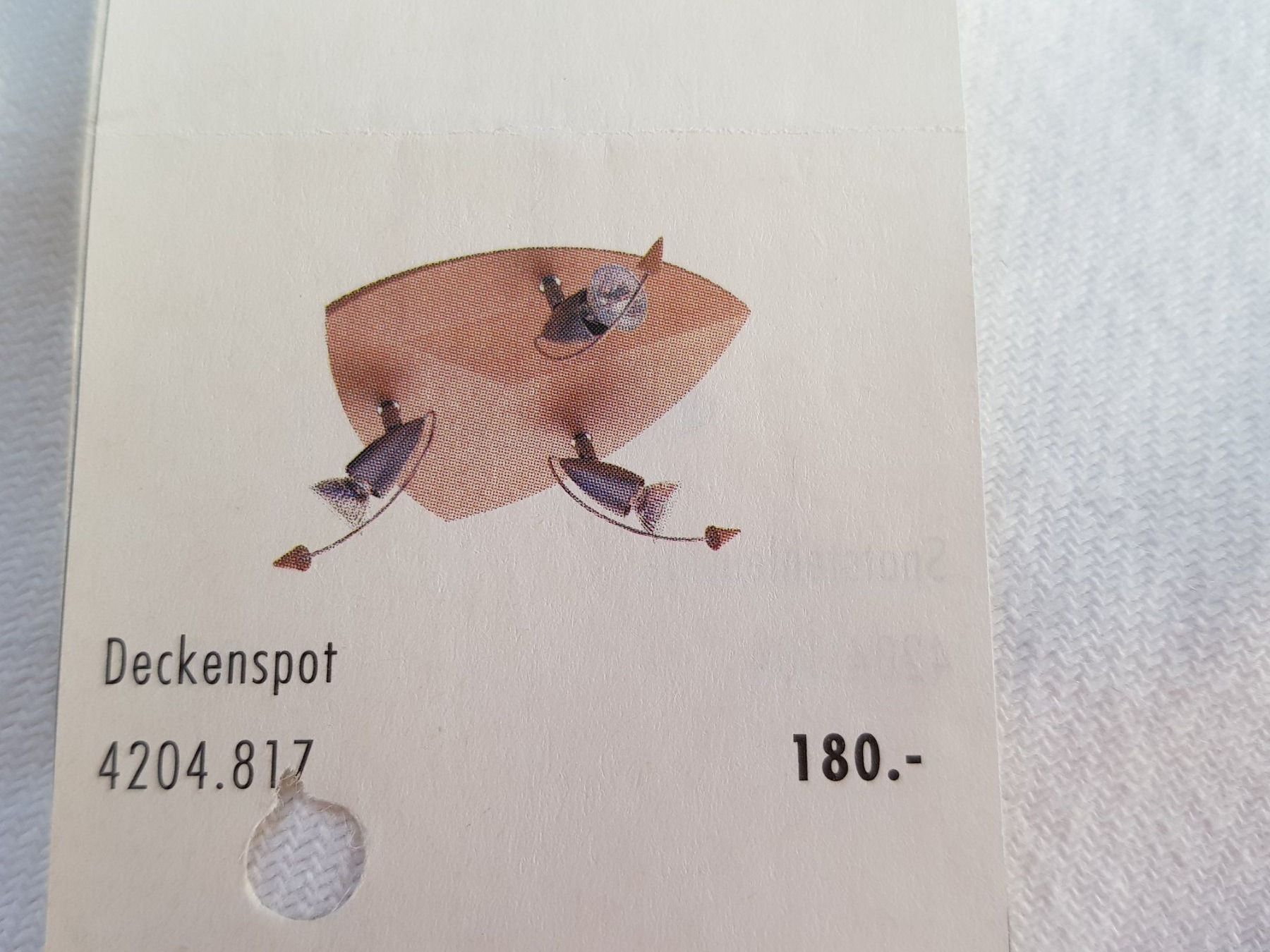 Micasa Kronleuchter & Deckenlampen: Niedervolt-Halogen-Deckenspot "DISKUS" – Gebraucht aus Näfels von SuEdHe 4