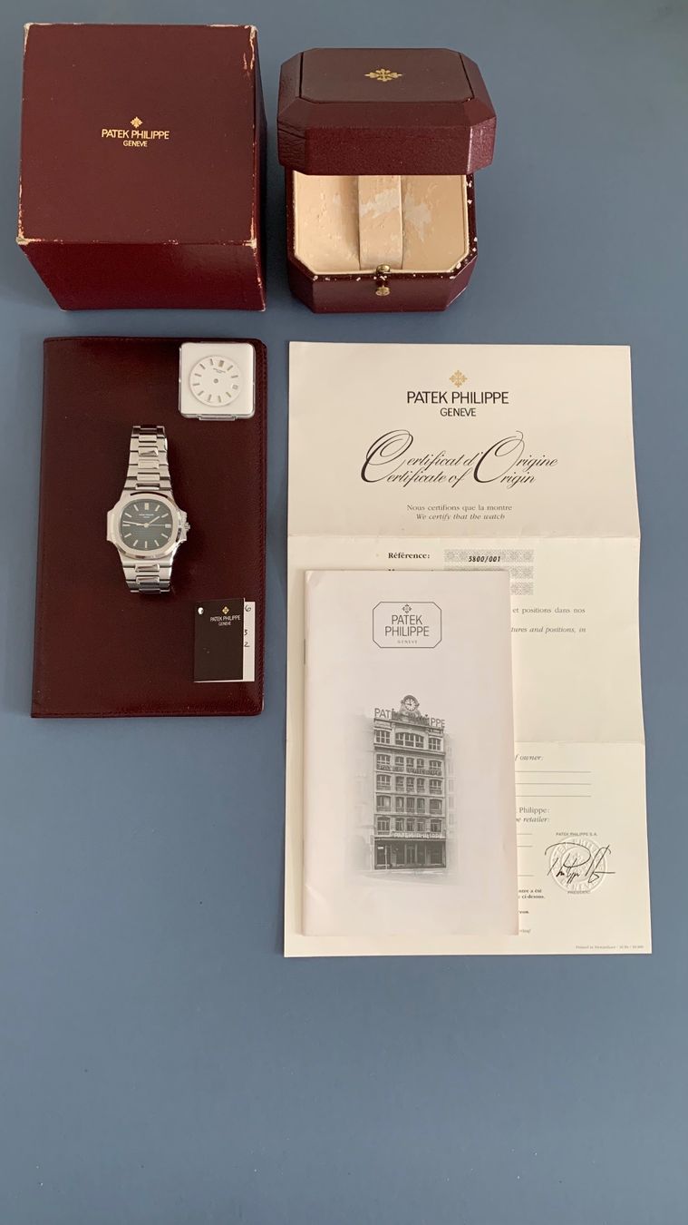 Patek Philippe Orologi: Patek Philippe , Nautilus, 3800, Stahl, – Usato da Zürich venduto da Sorange 6