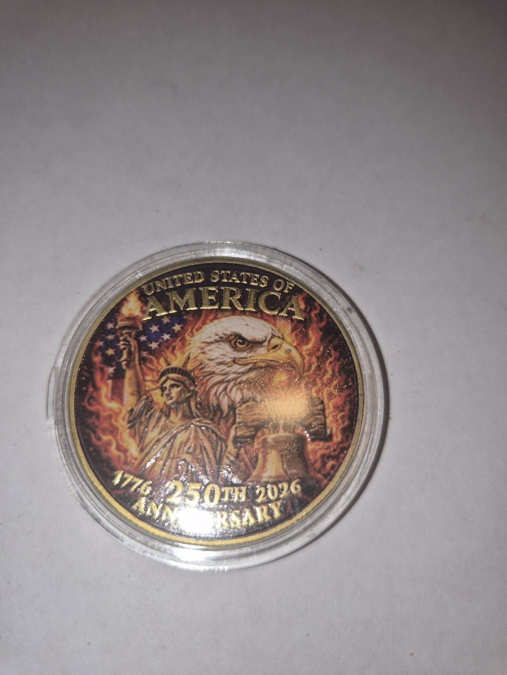 Alle Münzen: Pièce commémorative 250 ans USA – Neu (gemäss Beschreibung) aus Senèdes von hen_fw8b 1