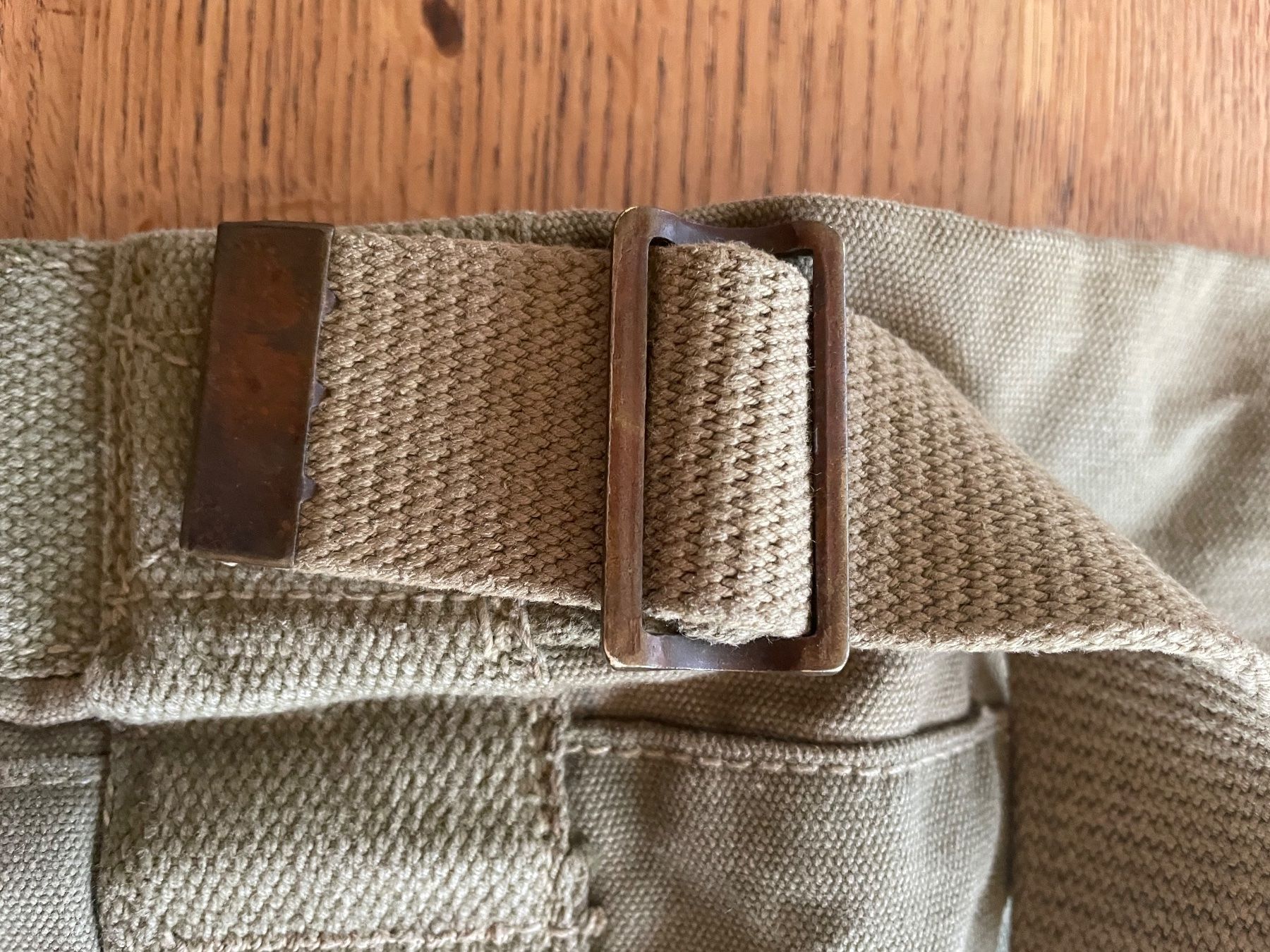 US Army Uniformi: Original WW2 us marine corps Knapsack (lower pack) – Usato da Oberbütschel venduto da Woodie2005 3