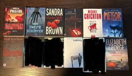 Diverse Bücher Krimi/Thriller 9 Stück