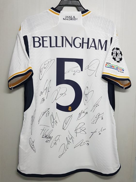 J.Bellingham Real Madrid Spieler Home Trikot Team Signiert Kaufen auf Ricardo
