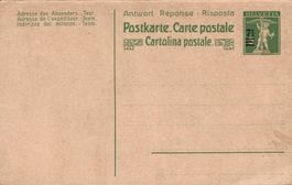 Alte Postkarte, ungebraucht, Helvetia
