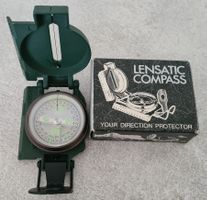 NATO Kompass olivgrün Metall 8x6 cm, selten