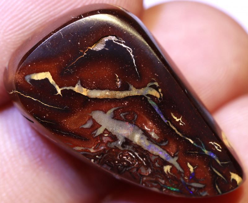 Pietre preziose: Australischer Boulder Opal 27.00Cts. – Nuovo (secondo la descrizione) da Bern venduto da Grindelwaldaus 2