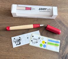 TOP 🩷 LAMY abc Füllhalter red Kindgerecht