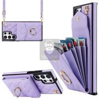 Schutzhülle Etui Case für Samsung Galaxy S22 Ultra + 2x Gurt