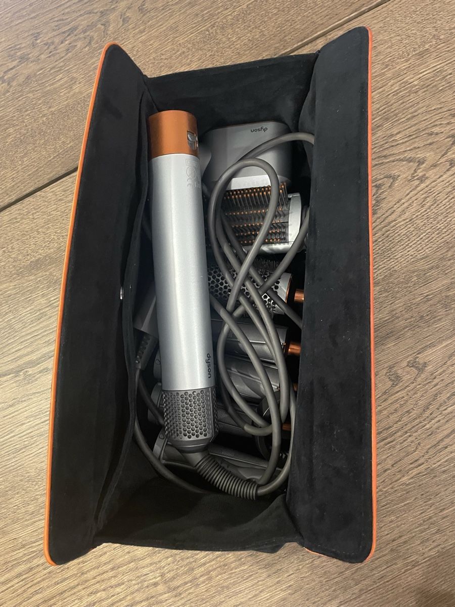 Dyson Asciugacapelli: Dyson Airwrap Complete Long Haarglätter silber orange  – Usato da Itingen venduto da Monschi5 4